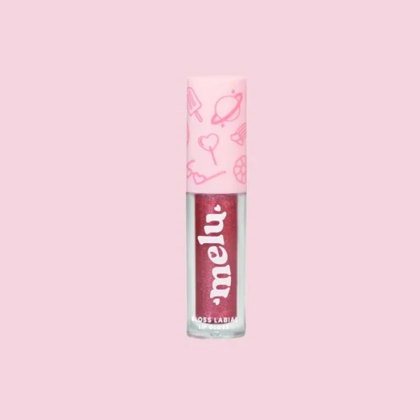 gloss labial maca do amor melu ruby rose