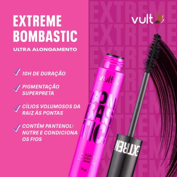 mascara de cilios extreme bombastic 10g vult