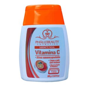 sabonete facial vitamina c 100g phallebeauty cosmetics