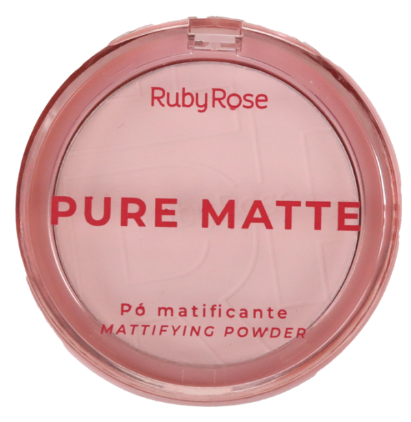 po compacto matificante rubyrose