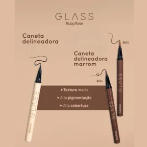 caneta delineadora marrom ruby rose