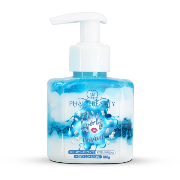 gel creme para virilha menta com creme phallebeauty